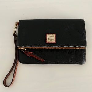 Dooney & Bourke Black Leather wristlet.